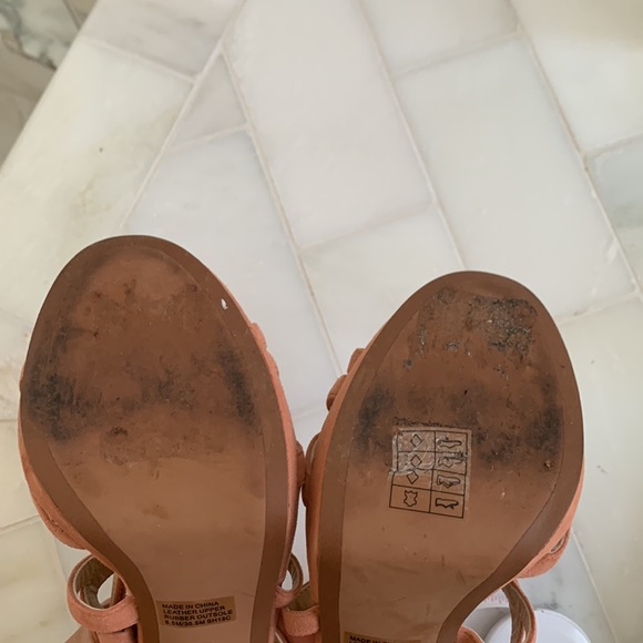 Michael Kors Blush Suede Heels - Picture 6 of 7